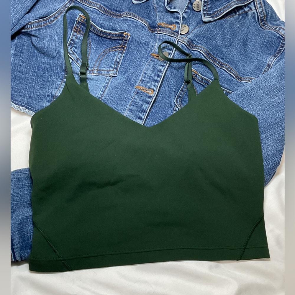 Elegant Forest Green Camisole Top